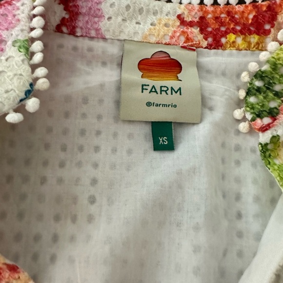 FARM RIO
Vintage Floral Eyelet Mini Dress In Multi (D6) - Picture 5 of 7